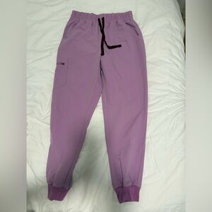 Figs Lilac Purple Zamora Relaxed Jogger Pants